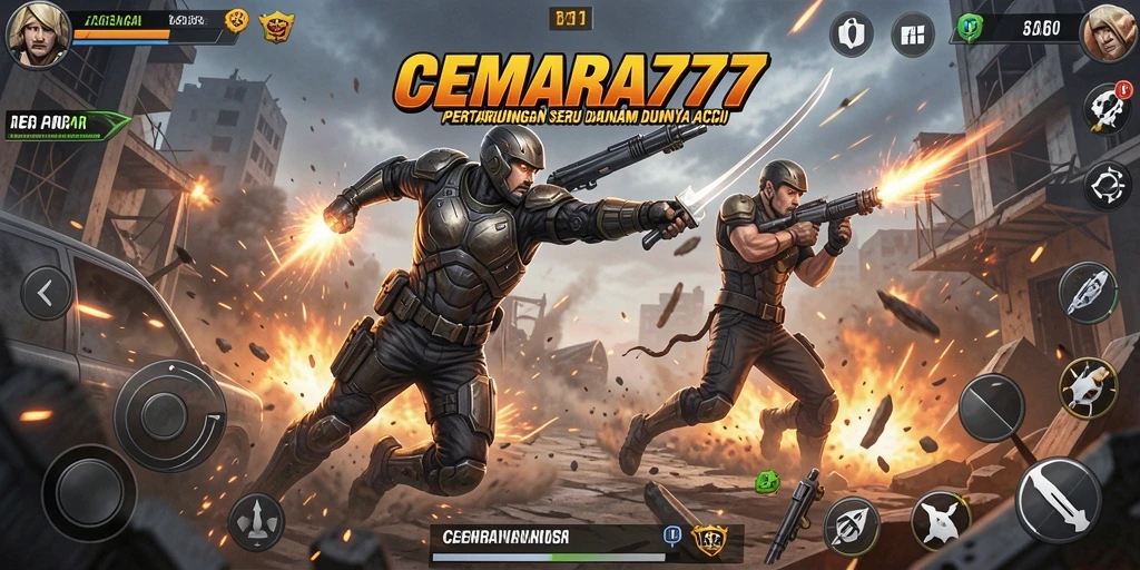 Tampilan menegangkan dari gameplay CEMARA777 yang penuh aksi.