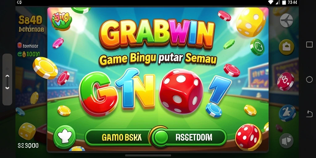 Tampilan gameplay Bingo yang seru dan menarik di GRABWIN.