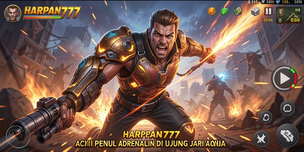 Tampilan gameplay HARAPAN777 yang penuh aksi dan petualangan.
