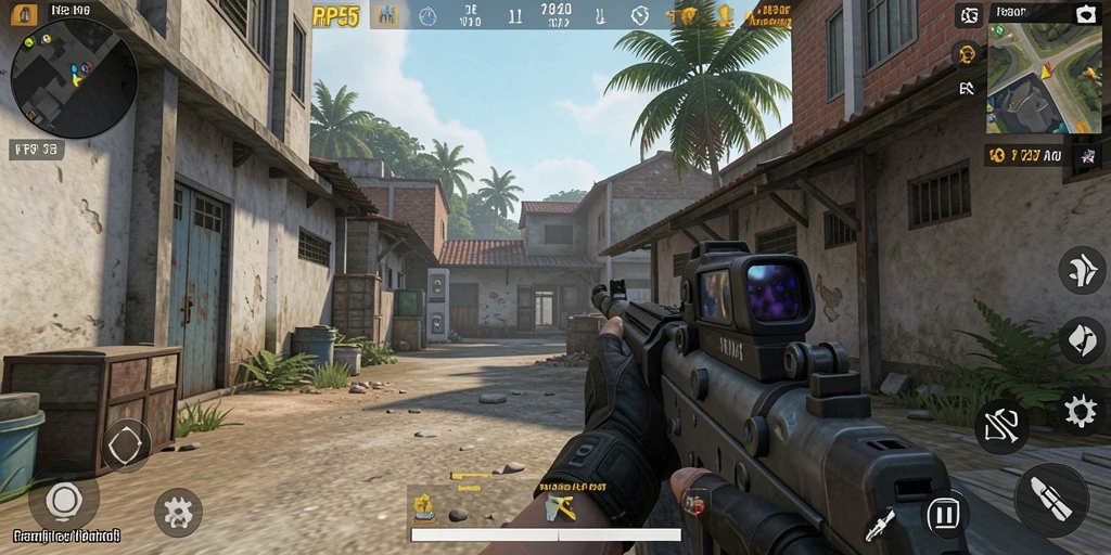 Tampilan gameplay RP55 yang menegangkan dan mendebarkan.